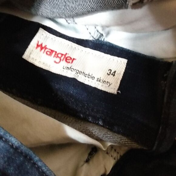 Wrangler Blue Skinny Jeans with High-Waisted Design - Picture 7 of 11
